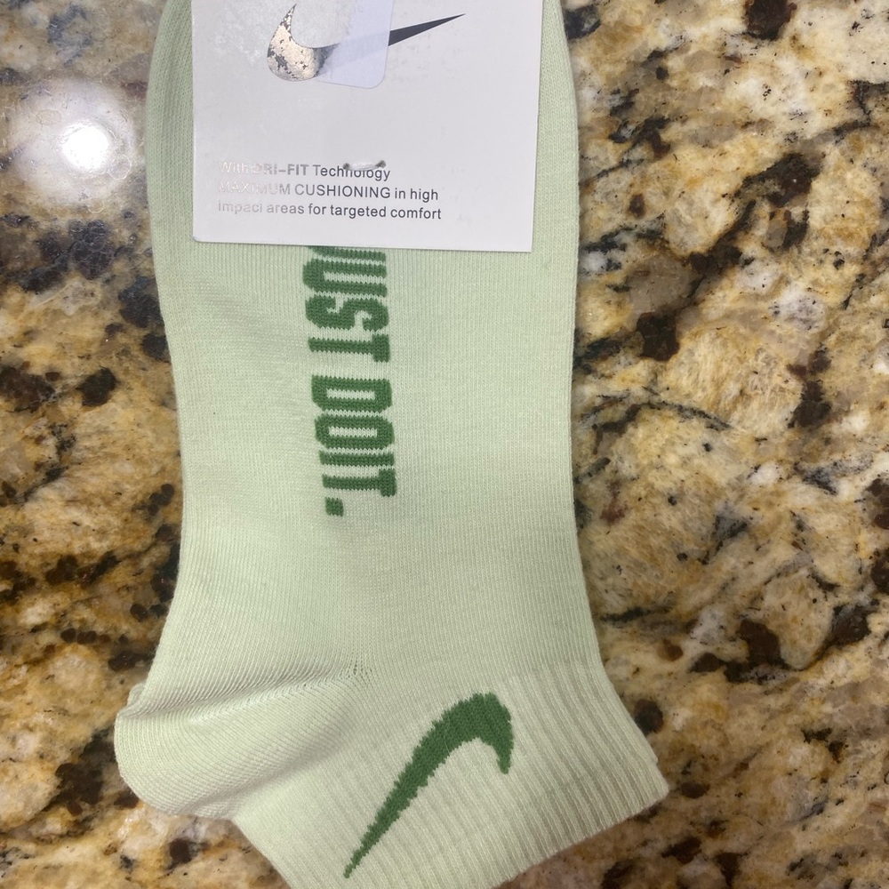 Nike Women's Light Green Ankle Socks